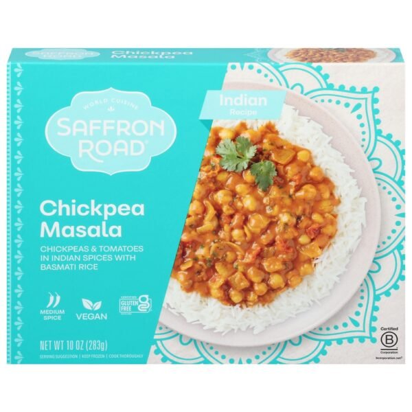 Saffron Road® Chickpea Masala with Basmati Rice Vegan Gluten Free Frozen Dinner