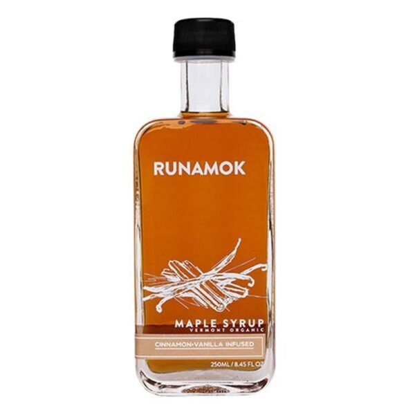Runamok Maple 232783 8.45 oz Cinnamon & Vanilla Infused Organic Maple Syrup