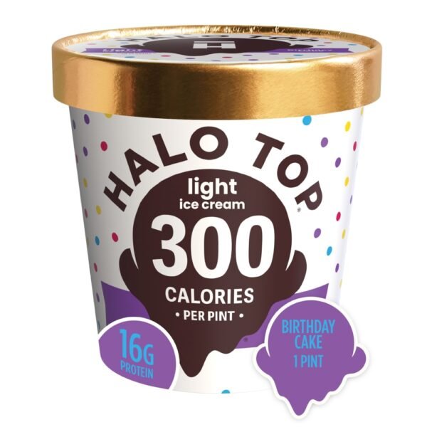 Halo Top Birthday Cake Light Ice Cream