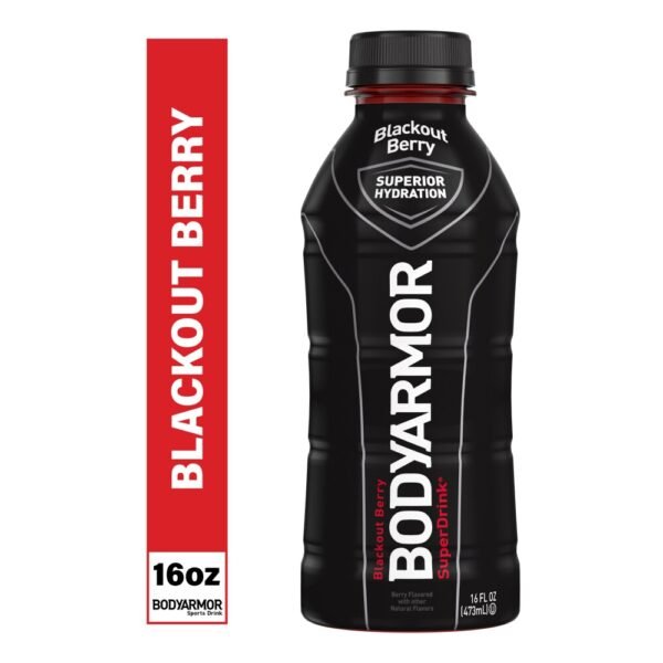 BODYARMOR® Sports Drink Blackout Berry Bottle