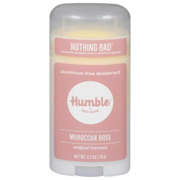 Humble® Brands Deodorant Stick Original Formula Aluminum Free Moroccan Rose