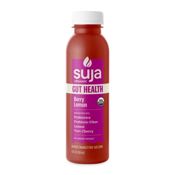 Suja Organic Gut Health Berry Lemon Cold Pressed Juice