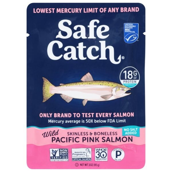 Safe Catch® Wild Pacific Pink Salmon - No Salt Added