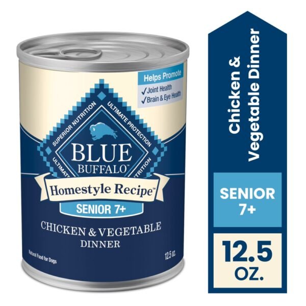 Blue Buffalo Homestyle Natural Senior Wet Dog Food Chicken & Garden Vegetables