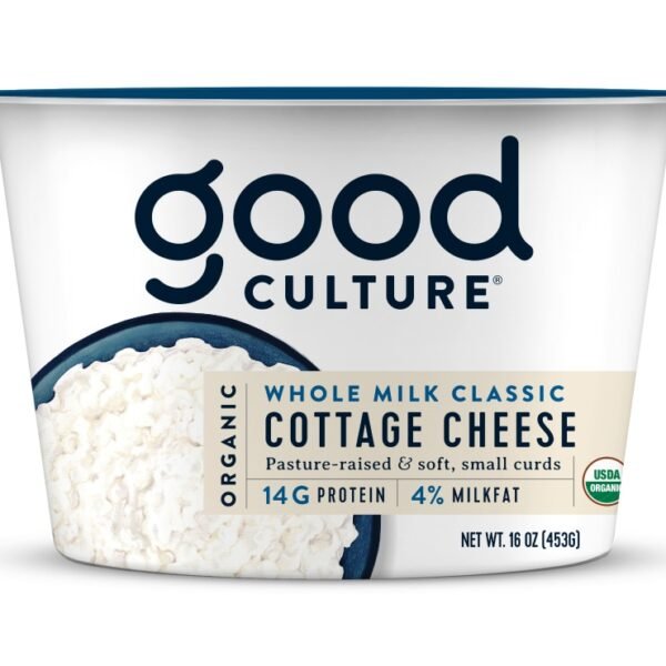 Good Culture® Organic Whole Milk Classic Cottage Cheese