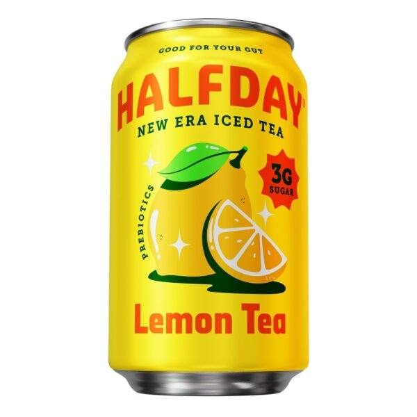 Halfday™ Prebiotics Lemon Iced Tea Can