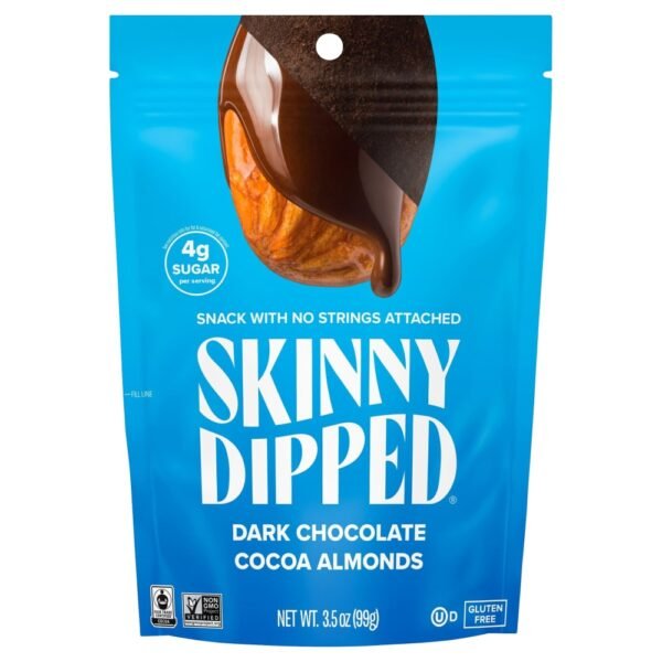 SkinnyDipped Dark Chocolate Cocoa Almonds