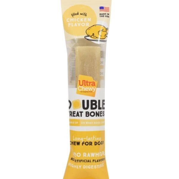 Ultra Chewy Double Treat Dog Bone