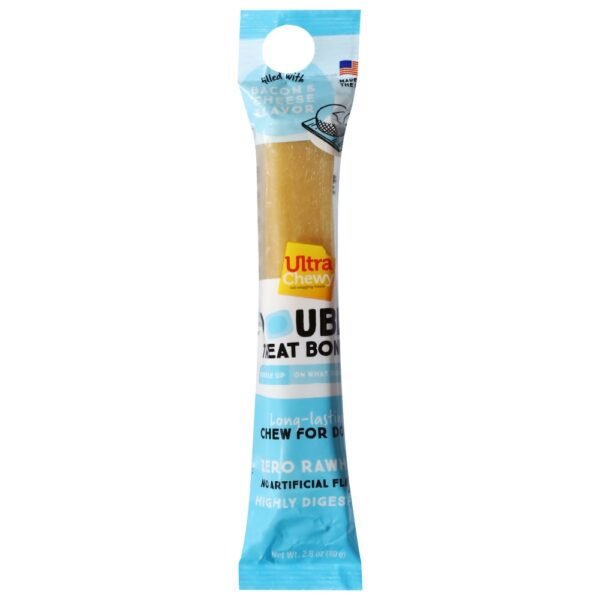 Ultra Chewy Bacon and Cheese Double Treat Dog Bone™
