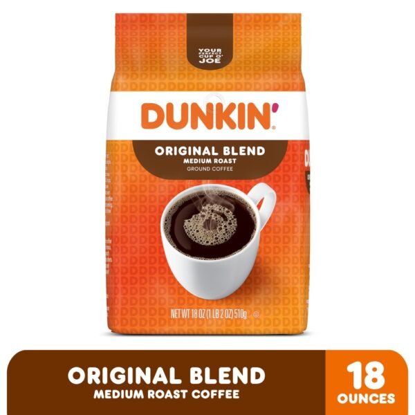 Dunkin' Original Blend Ground Coffee, Medium Roast