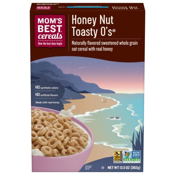 Mom's Best Honey Nut Toasty O's Cereal