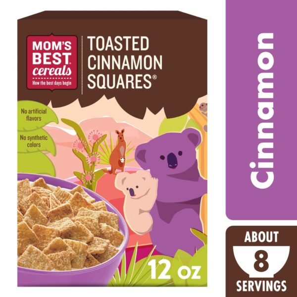 Mom's Best Toasted Cinnamon Squares Cereal