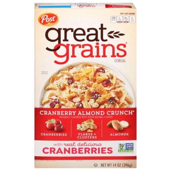 Post Great Grains Cranberry Almond Crunch Breakfast Cereal