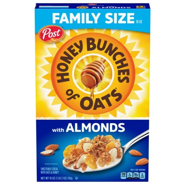 Post® Honey Bunches of Oats® With Almonds Family Size Cereal