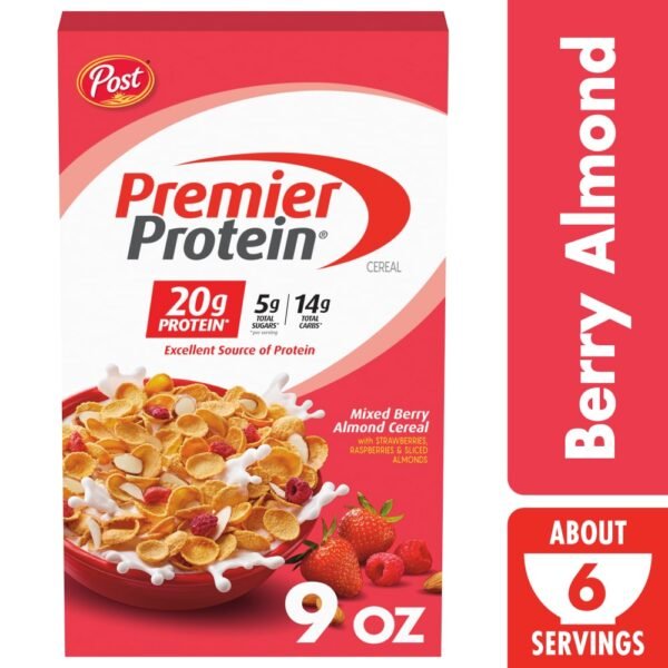Post® Premier Protein Mixed Berry Almond Protein Cereal