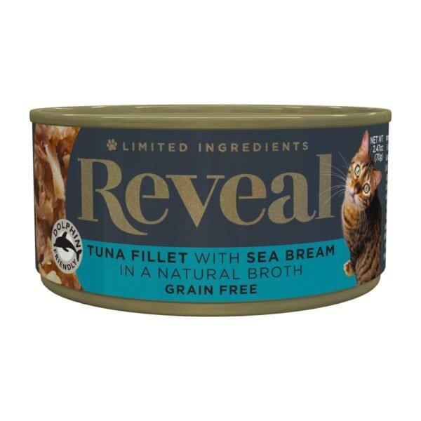 Reveal Tuna Fillet with Sea Bream Wet Cat Food