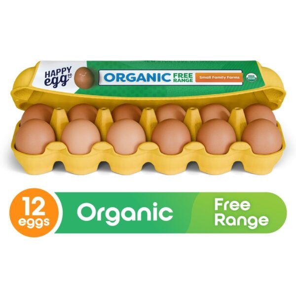 Happy Egg Co.® Free Range Large Brown Organic Eggs