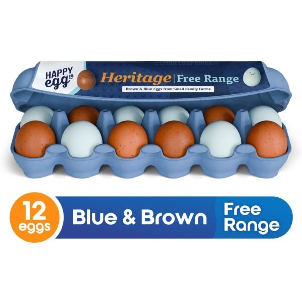 Happy Egg Co.® Free Range Heritage Large Blue & Brown Eggs