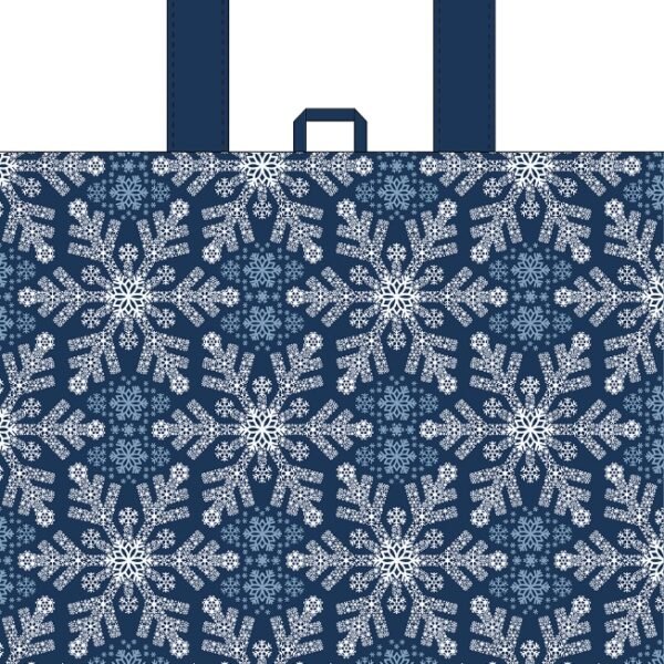 Earthwise Blue Crystal Snowflake Bag