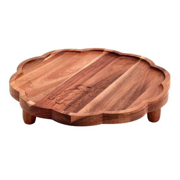 SDS for HD Designs 13 Inch Scalloped Footed Wood Board