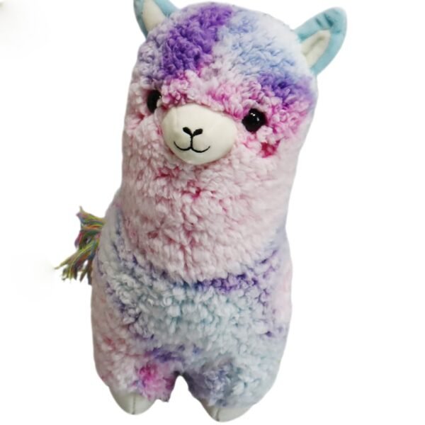 Holiday Home 11.5" Beige Llama Plush