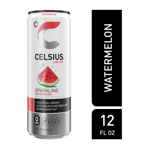 CELSIUS® Sparkling Watermelon Energy Drink Can