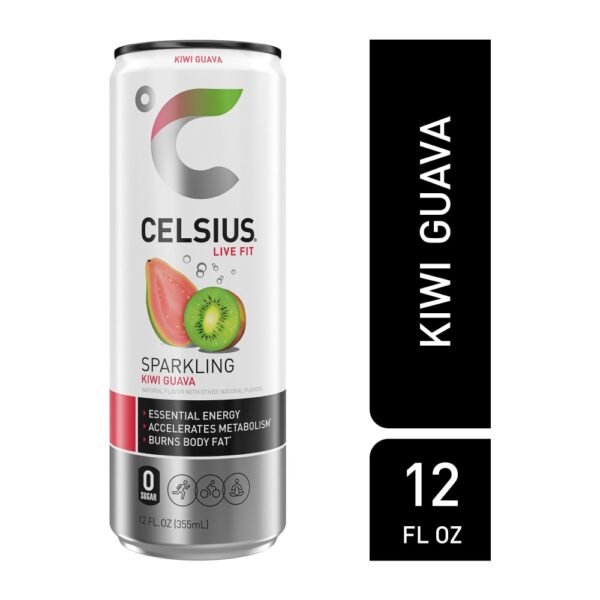 CELSIUS® Sparkling Kiwi Guava Energy Drink Can