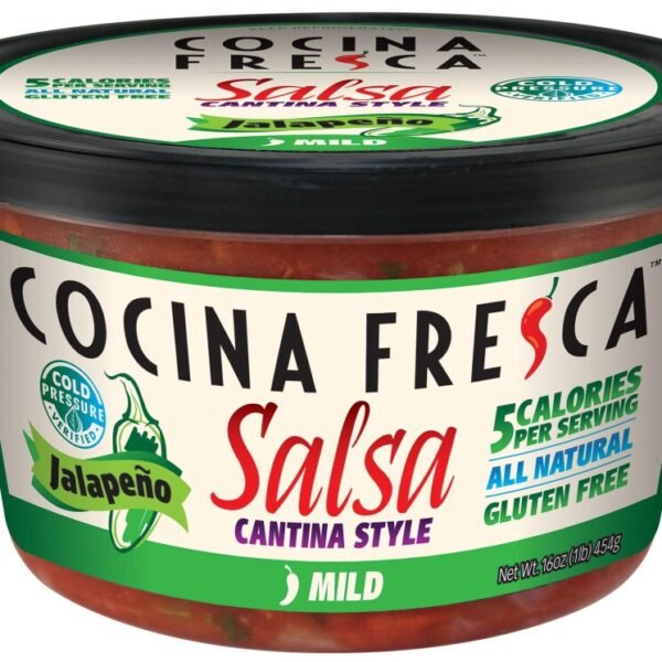 Cocina Fresca Mild Jalapeno Cantina Style Salsa 16 oz