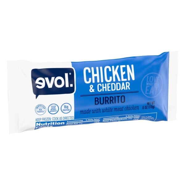 Evol.® Chicken & Cheddar Frozen Burrito