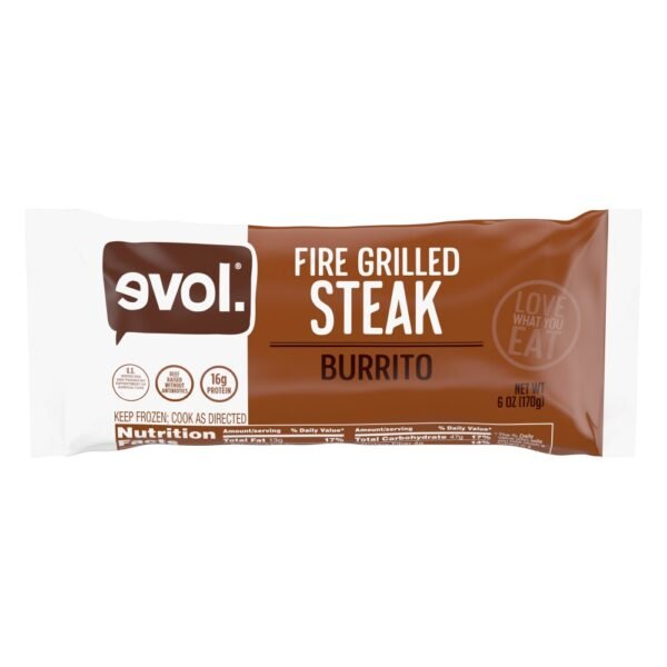 evol.® Fire Grilled Steak Frozen Burrito