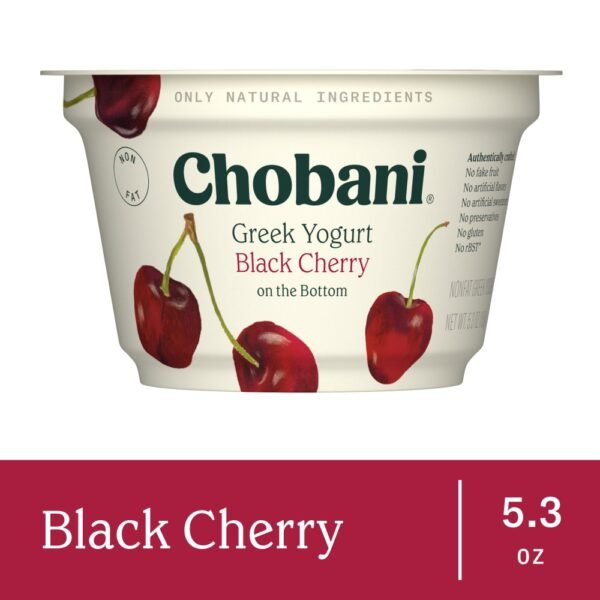 Chobani® Black Cherry on the Bottom Nonfat Greek Yogurt Cup