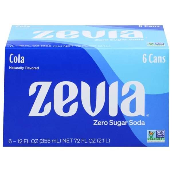Zevia® Cola Zero Calorie Soda Cans