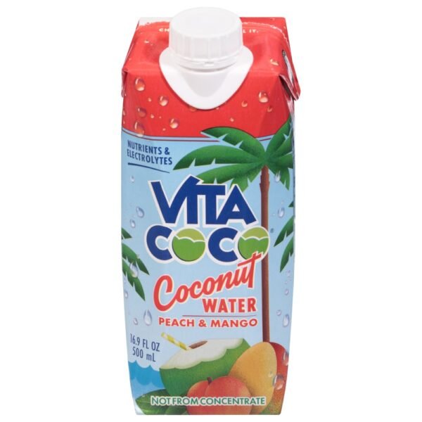 Vita Coco® Coconut Peach & Mango Flavored Bottled Water