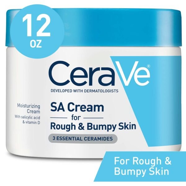 CeraVe SA Cream, Exfoliating Moisturizing Cream With Salicylic Acid For Rough & Bumpy Skin