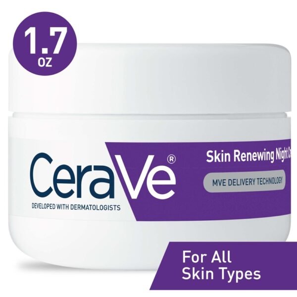 CeraVe Skin Renewing Face Night Cream With Peptide Complex & Hyaluronic Acid
