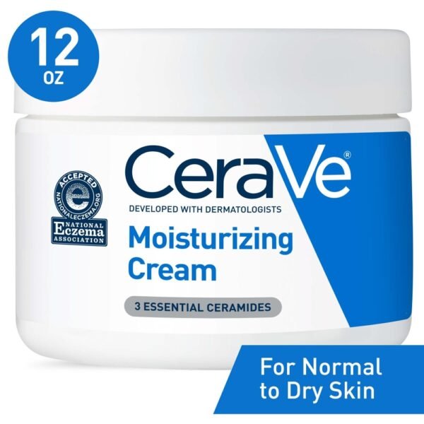 CeraVe Moisturizing Cream, Face Moisturizer & Body Lotion For Normal To Dry Skin