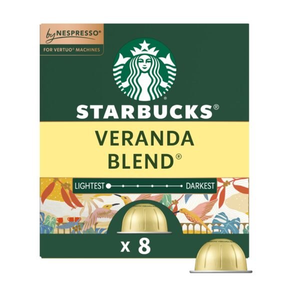 Starbucks By Nespresso Vertuo Line Pods, Starbucks Blonde Roast Coffee, Veranda Blend