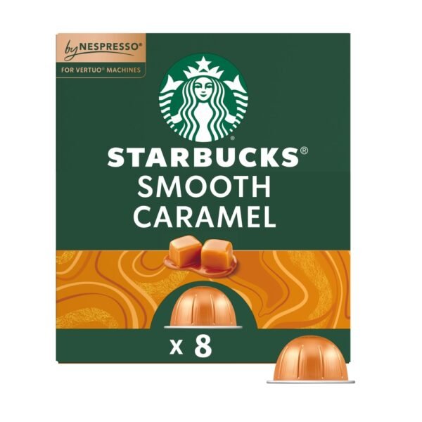 Starbucks By Nespresso Vertuo Line Pods Flavored Roast Coffee Smooth Caramel 100% Arabica
